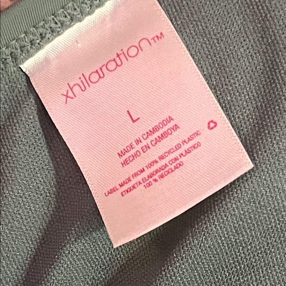 Xhilaration Black Floral One Piece Swimsuit - Picture 6 of 7